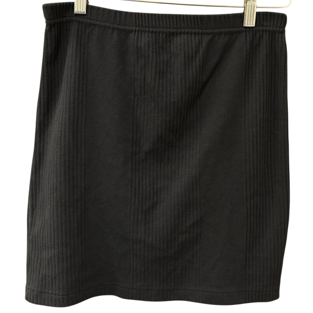 vintage 90's Express Tricot ribbed mini skirt, size small